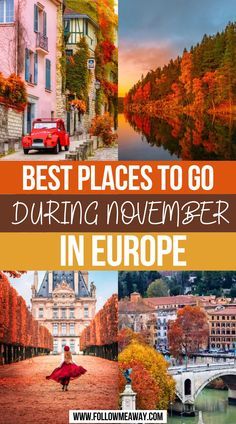 #traveldestinations
#travelinspiration
#travelgoals
#travelblogger
#traveladdict
#instatravel November Europe Travel, Where To Go In Germany, Best Place To Travel In November, Best Places To Visit In November, Best Places To Travel In November, Where To Travel In November, Europe November, Germany In November, Fall In Europe