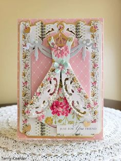 a card with an angel design on it