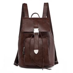 Vintage Women Backpack High Quality Youth PU Leather Backpacks for Teenage Girls Female School Shoulder Bag Bagpack mochila [23y 8m 10d] Casual Faux Leather Backpack For School, Casual Faux Leather School Backpack, Trendy Brown Rectangular Leather Backpack, Brown Bag For School, Back To School, Trendy Brown Leather Backpack For School, Trendy Brown Leather School Backpack, Trendy Brown Leather Satchel Backpack, Casual Brown Satchel For Students, Trendy Brown Bag For Back To School