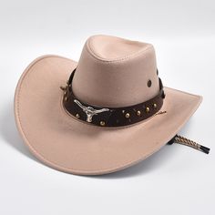 Product Overview Step into the world of classic Western charm with our Vintage Western Cowboy Hat. Perfectly blending style with practicality, this hat is a must-have accessory for any travel enthusiast or party-goer. Its solid color and elegant suede-like finish make it an ideal choice for both men and women who appreciate timeless style with a modern twist. Key Features Material: High-quality polyester with a suede finish for durability and comfort. Applicable Season: Versatile design perfect Beige Brimmed Hat For Rodeo, Vintage Adjustable Fedora In Solid Color, Beige Winter Rodeo Hat, Vintage Adjustable Fedora, Vintage Adjustable Solid Fedora, Vintage Beige Travel Hat, Casual Beige Hats For Western-themed Events, Classic Beige Hat For Country Events, Wide Brim Beige Felt Hat For Rodeo