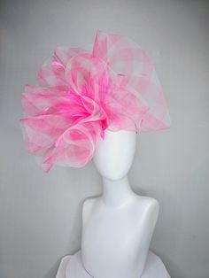 From the 2024 Featured Milliner of the Kentucky Derby Museum  Gorgeous Kentucky Derby hat fascinator  kentucky derby fascinator hat large gingham pink plaid crinoline pouf with branching bright pink feathers adjustable inseam standard approx 23 inches  I can probably add feathers, flowers etc to existing hats for a small fee. I cannot remove anything from existing hats. Just message me and see if we can make it work! :) I cannot make custom order from scratch. My schedule is unfortunately too cr Pink Feathered Fascinator For Kentucky Derby, Spring Mini Hats In Pink With Feathers, Spring Pink Mini Hats With Feathers, Whimsical Pink Fascinator For Summer, Summer Pink Feathered Fascinator, Pink Summer Fascinator With Feathers, Summer Pink Fascinator With Feathers, Summer Pink Feather Fascinator, Pink Mini Hats With Feathers For Spring