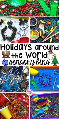 the holidays around the world are fun for kids to play with and learn how to use them