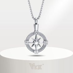 Find Vnox Navigation Compass Necklace Urn Cremation For Ashes Keepsake Jewelry on eBay in the category Jewelry & Watches>Fashion Jewelry>Necklaces & Pendants. Memorial Amulet Jewelry With Round Pendant, Nickel-free Round Pendant Locket Necklace For Memorial, Urn Necklaces For Ashes Gold, Memorial Nickel-free Pendant Charm Necklace, Travel-themed Compass Design Round Pendant Necklace, Compass Necklace, Keepsake Jewelry, Fashion Jewelry Necklaces, Compass