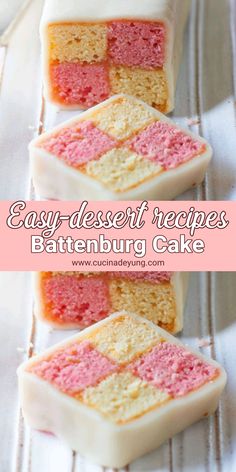 Battenburg Cake Recipe, cake recipes, decadent cake recipes Mini Battenburg Cake, Battenburg Birthday Cake Ideas, Marzipan Recipe Cake, Sweet Tea Cake, Battenburg Cake Recipe, Afternoon Tea Cake Ideas, Charlotte Royal Cake, Flavor Cake Ideas, Battenberg Cake Recipe