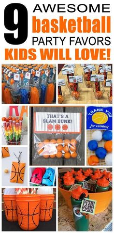 basketball party favors for kids will love