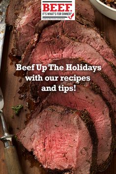 beef up the holidays with our recipes and tips