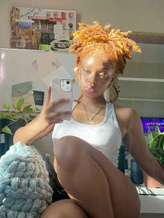 Ginger Locs, Loc Hairstyles, Dyed Hair Inspiration, Pretty Hair Color, Dread Hairstyles, Locs Hairstyles, Box Braids Hairstyles, Black Natural Hairstyles