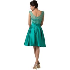 A-line V-Back Lace Short Bridesmaid Dress Formal A-line Sleeveless Dress With Lined Bodice, Green A-line Mini Dress For Wedding, Green A-line Wedding Dress, A-line Dress With Illusion Neckline For Prom Season, A-line Prom Dress With Illusion Neckline, A-line Satin Dress With Lined Bodice, Satin V-neck Dress With Lace Bodice, Satin Sleeveless Dress With Sweetheart Neckline For Prom, Satin A-line Dress With Lined Bodice