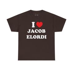 I love Jacob Elordi Unisex Heavy Cotton Tee

⭐ made with medium fabric (5.3 oz/yd² (180 g/m²))
⭐ each shirt made to order using a local printers
⭐ made using 100% US cotton
⭐ 1-7 standard business day shipping

💌 Got an idea or want custom colors? Please send me a message and I’d be glad to design something for you! Jacob Elordi, Can Design, White T, Send Me A Message, Custom Name, Heavy Cotton, Custom Color, Cotton Tee, Business Day