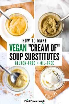 how to make vegan'cream of'soup subs with gluten - free and oil - free