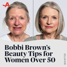 Bobbi Brown's Top Makeup Tips and Beauty Secrets Bobbi Brown Makeup Tutorial, Health Preschool, Mascara Hacks, 50 Makeup, Makeup For Older Women, Jenifer Aniston, Over 60 Hairstyles, Top Makeup