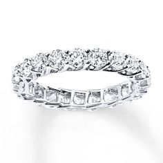 a white gold diamond wedding band