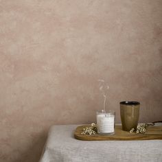 Chalk Wash Pink Clay l Artisan Decorative Effects | Craig & Rose Painted Garden Furniture, Chalk Wall Paint, Chalk Paint Wax, Wall Trends, Chalky Paint, Painted Slate