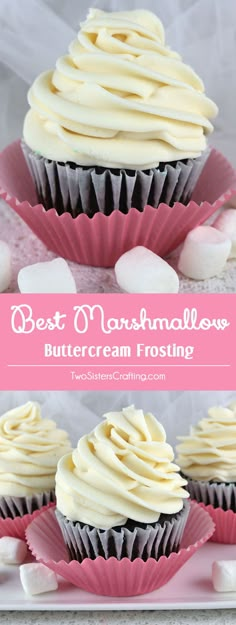 the best marshmallows buttercream frosting recipe for cupcakes