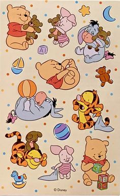 winnie the pooh and friends stickers