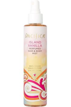 $10 AT AMAZON Pacifica Island Vanilla, Vanilla Body Mist, Vanilla Hair, Pacifica Perfume, Hair And Body Mist, Aussie Hair Products, Pacifica Beauty, Sandalwood Scent, Perfume Body Spray