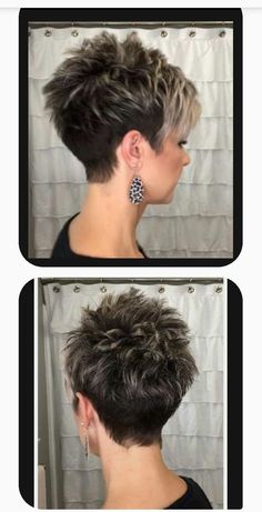 Short Stacked Hair, Pixie Haircut For Thick Hair, Short Hair Trends