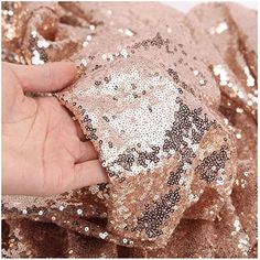 Amazon.com: LQIAO Champagne Gold Embroidery Sequin Fabric by The 2 Yards Sequin Sewing Lace Net Sequin Fabric Selling for Wedding Costumes Sequin Knit Fabric Kitchen DIY Gold Sequin Table Runner, Sequin Throw Pillows, Girls Party Decorations, Sewing Lace