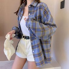 Casual Blouse Women, New Style Tops, Fashion 90s, Casual Shirt Women, Shirts Women Fashion