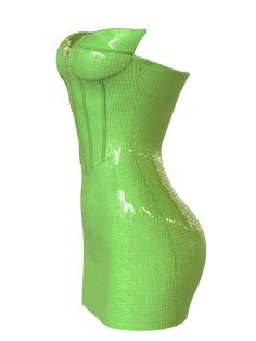 Green sequined dress with a corset top. THIS IS A DIGITAL ITEM, IT ONLY EXISTS DIGITALLY AND WILL BE APPLIED TO YOUR PHOTO(s). Color: green. Material: digital sequins. Digital clothes fit all sizes. About the brand: Sudi Etuz is an Istanbul based fashion designer whose signature style reflects innovation and conceptual designs. In their collection for DRESSX, designer is questioning the difference between reality and digital. How can reality be described? Carefully picked colors are reflecting t Liquid Dress, Dress With A Corset, Dream Boutique, Interview Attire, Green Corset, Future Wardrobe, Sequined Dress, Photo S, Drop Dead