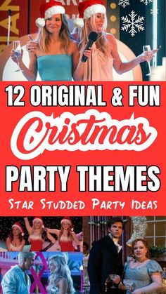 christmas party themes with the title 12 original & fun christmas party themes star studded party ideas