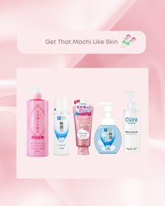 "Unlock the Secrets of J-Beauty: 🌸 Embrace the Elegance of Mochi Skin 🌸 🌟 CURE NATURAL AQUA GEL EXFOLIATOR 🌟 🌸 HADALABO GOKUJUN HYALURONIC LOTION MOIST 🌸 🌊 KIKUMASAMUNE HIGH MOIST LOTION 🌊 🌸 SENKA PERFECT WHIP COLLAGEN 🌸 💦 HADALABO SUPER HYALURONIC CLEANSING FOAM 💦 ✨ Discover the path to Mochi Skin - a journey filled with delicate textures, nourishing hydration, and the timeless allure of Japanese beauty traditions. 🌸🍚 Mochi Skin Routine, J Beauty Skincare, Japanese Body Care, Japanese Moisturizer, Mochi Skin, Japanese Skincare Products, Japanese Skin Care, Japanese Beauty Products, Japanese Hair Care