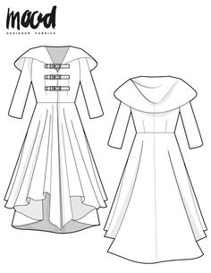 the sewing pattern for this dress is very easy to sew, and it looks great