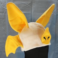 Ultrasoft fleece LEAF NOSED BAT hat with large freestanding, 3D ears, a solid base in natural colors, fun bat wings on the sides, and a 3D leaf nose and stenciled nostrils.  This hat's cozy layers will keep you warm through the coldest days! Perfect for cold weather outdoor fun, a costume, or to make a statement.  Will fit most adults.  Multiple color variations are available so PLEASE specify which color style is preferred. If choosing the Custom Colors option, please write your color choices i Leaf Nosed Bat, Bat Hat, Grey Fox, Fleece Hat, Natural Colors, Multiple Color, Outdoor Fun, Bat Wings, My Favorite Part