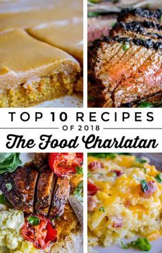 the top 10 recipes for the food charlatan recipe roundup is featured in this post