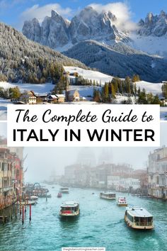 the complete guide to italy in winter