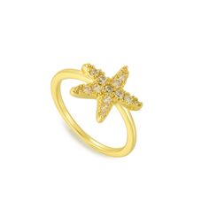 The Seaside Ring is an adorable starfish ring that will add a touch of cuteness to any outfit. Perfect for ocean lovers, this ring will make you feel like you're at the beach no matter where you are. Show off your love for the sea with this charming accessory. Gold Ocean-inspired Rings For Beach, Starfish Ring, Gold Phone, Ring Hand, Santa Gifts, Ocean Lover, The Seaside, Secret Santa Gifts, Blush Makeup