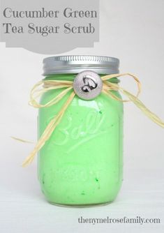 Green Tea Body Scrub, Pink Himalayan Salt Scrub, Himalayan Salt Scrub, Cucumber Green Tea, Green Tea Scrub, Homemade Scrub, Diy Kosmetik, Diy Scrub, Sugar Scrubs