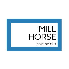 the mill horse development logo on a white background