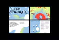 brochure design for product and packaging