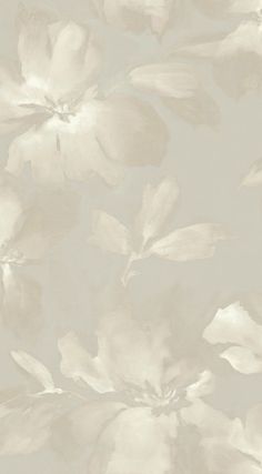 an image of a flower pattern on a wallpapered surface in beige and white