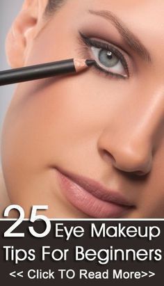 Eye Makeup Tips For Beginners, Alat Makeup, Makeup Tip, Simple Eye, Smink Inspiration, Hooded Eye Makeup, Beauty Make-up, Simple Eye Makeup, Makeup Hacks