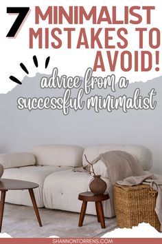 minimalism mistakes Declutter Minimalist, Minimalism Declutter, Becoming A Minimalist, Organising Ideas, Modern Homestead, Living Simple, Minimalist Dekor, Modern Homesteading