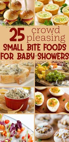 25 crowd pleasing small bite foods for baby showers