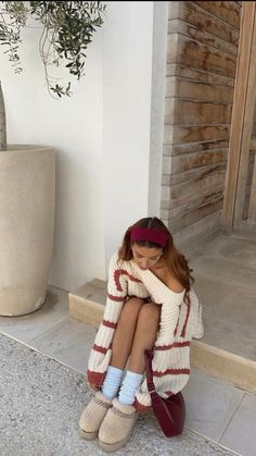 Thanksgiving Fits Aesthetic, Knit Headband Outfit, Winter Outfit Inspiration Cold, Winter Class Outfits, Christmas Comfy Outfit, Fall Farmers Market Outfit, Christmas Season Outfits, San Francisco Outfit Fall, Cute Cold Outfits