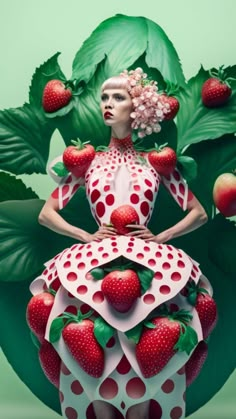 Rainy Outfit, Strawberry Costume, Magical Door, Alternative People, Fantasy Futuristic, Odd Fashion, Fairy Cosplay, Modern Art Painting