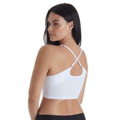 This modern cropped cami from Naomi & Nicole Shapewear is ideal under short tops, layering, or instead of a conventional bra. The pull over design has no clasps or hooks in the back while the wireless foam cups provide no show through confidence.Click on this INTIMATES & SLEEPWEAR Guide to find the perfect fit and more! Tag free Cropped design No hardware Wireless foam cups Side panel smooths underarms Adjustable straps Moderate control level Wire freeFIT & SIZING Pullover - no closure Moderate Sporty Cami Crop Top With Built-in Bra, Cropped Yoga Sports Bra With Built-in Bra, Medium Support Sports Bra With Built-in Bra, Yoga Crop Top With Built-in Bra And Medium Support, Functional Sleeveless Crop Top With Built-in Bra, Versatile Compressive Crop Top With Built-in Bra, Yoga Crop Top With Built-in Bra, Versatile Crop Top With Built-in Bra And Medium Support, Fitted Crop Top With Built-in Bra For Gym