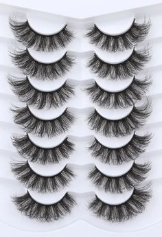 PRICES MAY VARY. 𝟓𝐃 𝐋𝐚𝐲𝐞𝐫𝐞𝐝 𝐕𝐨𝐥𝐮𝐦𝐞: Kiromiro false lashes use high-tech 5 layered volume process. More fluffy and full than 3D mink lashes. Long-lasting curl fake lashes bring you charming look from day to night. 𝐅𝐥𝐨𝐰𝐞𝐫 𝐂𝐚𝐭 𝐄𝐲𝐞 𝐃𝐞𝐬𝐢𝐠𝐧: Flower style fake eyelashes is new fashion trend. Crossed fluffy lashes curl up and bend left and right at the same time. Perfectly show the charm of multi-layer curling. 𝐅𝐞𝐚𝐭𝐮𝐫𝐞𝐝 𝐅𝐚𝐮𝐱 𝐌𝐢𝐧𝐤 𝐅𝐢𝐛𝐞𝐫: Faux mink eye Lashes Cat Eye, Lashes Pack, Wispy Eyelashes, Perfect Cat Eye, Cat Eye Lash, Long Lasting Curls, Wispy Lashes, Best Lashes, Fake Lashes