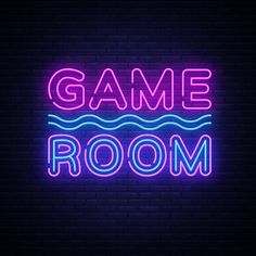 Game Room Text Neon Sign Ambiguous Quotes, Text Games, Neon Text, Magnetic Memo Board, Commercial Signs, Wallpaper Iphone Neon, Neon Wallpaper, Gaming Wallpapers, Game Room Design