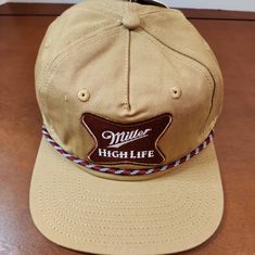 Miller High Life Rope Vintage Snapback Cap Hat Nwt Miller High Life, Vintage Snapback, Beer Cans, High Life, Southern Style, Snapback Cap, Christmas List, Caps Hats, Accessories Hats