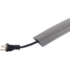 an electronic device is plugged in to the power cord on a white background with clippings