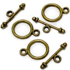 PRICES MAY VARY. Quantity: 130 sets of jewelry toggle clasps brass Material: Lead-free, Cadmium-free, Nickel-free pewter (zinc-based alloy) Versatility: Suitable for necklaces, bracelets,and other jewelry types Antique silver finish, Non-tarnishing alloy metal Easy to use toggle mechanism, Multiple sizes included Metal necklace clasp weight,string on clasp,jewelry end clasps jewelry making,necklace parts for making jewelry,toggle cord lock,metal toggles clasps,silver plated clasp,ribbon clasps and closures. S hook clasp connector for necklace clasp,multi necklace clasp types,metal bracelet connector,safety clasp for bracelet clasp and closure,silver jewelry findings and supplies,jewelry rings and clasps. Necklace kit for jewelry making,bracelet connectors jewelry making,multiple necklace c Bracelet Connectors, Clasps For Jewelry, Beads For Bracelets, Bracelets Making, Multi Necklace, Necklace Clasp, Jewelry Making Bracelet, Jewelry Making Kit, Jewelry Making Necklace