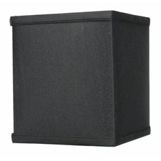 a black box is shown on a white background