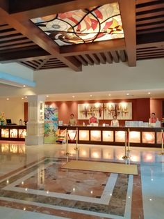 the lobby is clean and ready to be used for business purposes as well as hotel guests