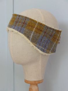 Add a touch of country style to your wardrobe with this Harris Tweed headband. The beige check pattern, lined with fleece, creates a warm and comfortable accessory suitable for teens, adults, and unisex kids. The rectangular shape and one-size-fits-all design make it easy to wear, while the 100% cotton and wool material ensures durability and quality. Perfect for any outdoor adventure or simply adding a unique touch to your everyday look, this headband is a must-have for any Harris Tweed enthusi Cool Hair Accessories, Long Messy Hair, Turbans, Harris Tweed, Messy Hairstyles, Hair Accessories Headbands, Everyday Look, Diy Sewing, Sewing Projects