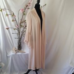 Bcbgmaxazria Diana Robe Jacket Duster Kimono. Color Almond Pink Size Small Duster Kimono, Almond, Jackets For Women, Jackets & Coats, Cream, Pink, Women Shopping, Color